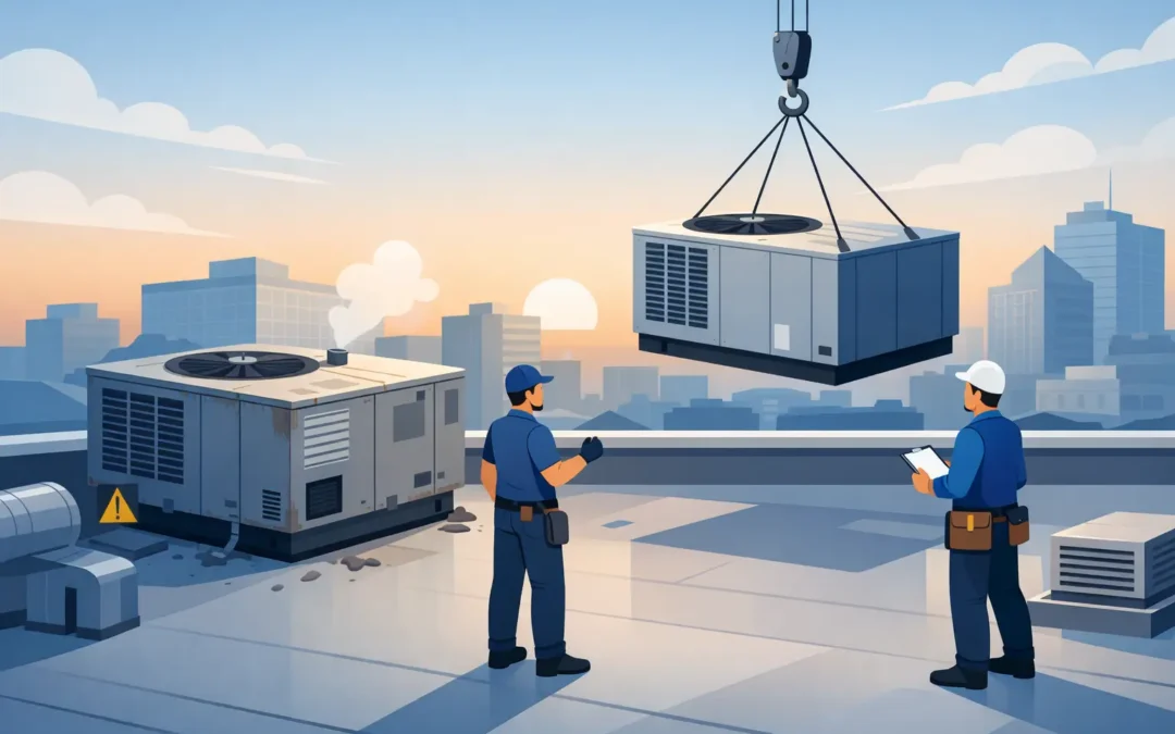 When to Replace Commercial Rooftop Unit